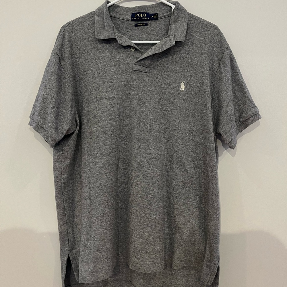 Ralph Lauren Classic Gray Polo Shirt